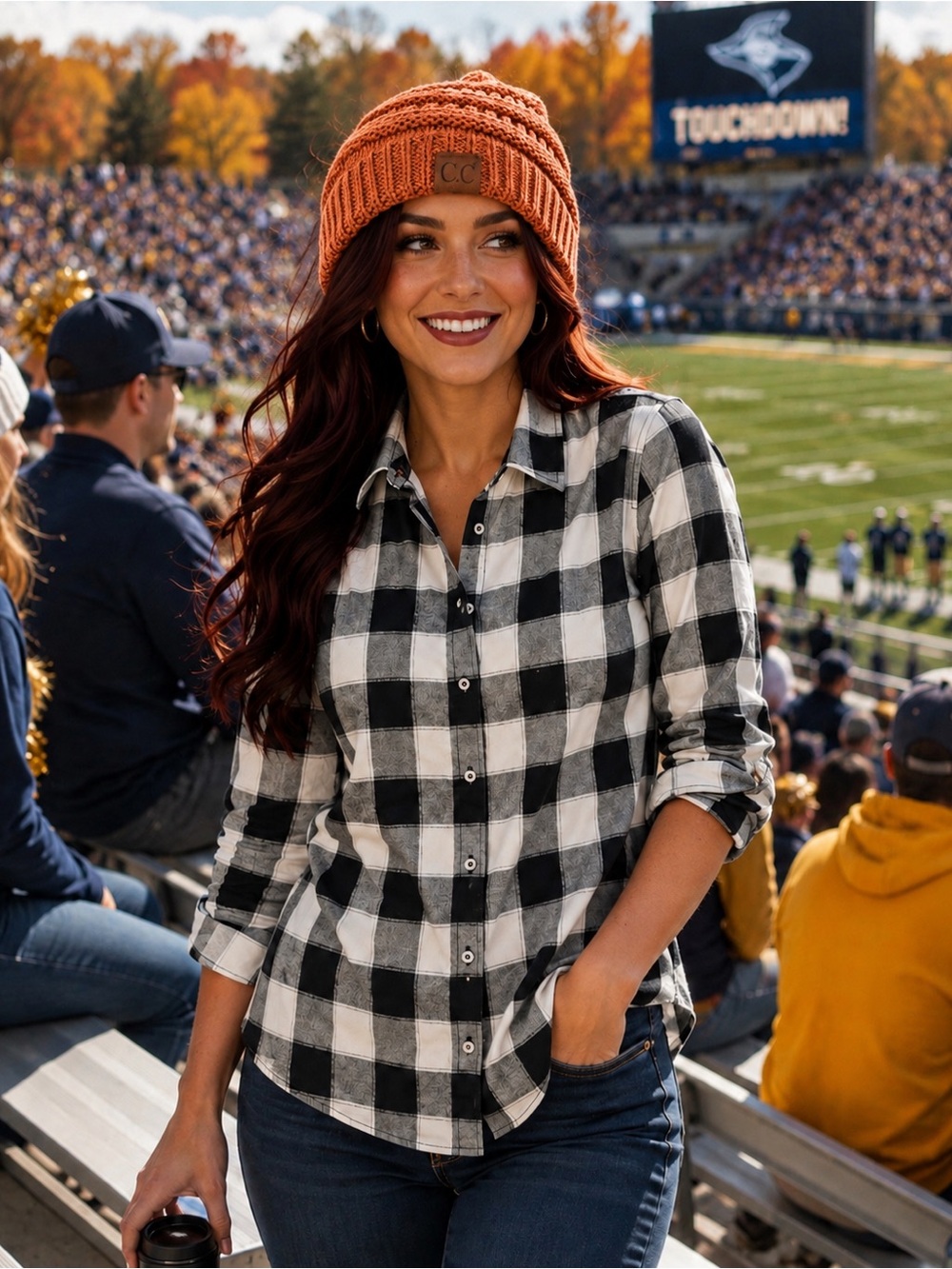 CC Hat, Orange - Picture 10 of 10